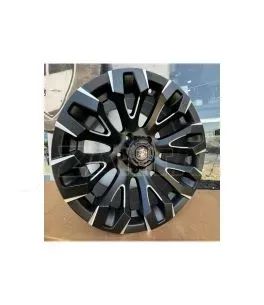 Ζάντες 17" Ιντσών 5x127 - Μαύρο Ματ Με Ασημί Λεπτομέρειες [Devil] 