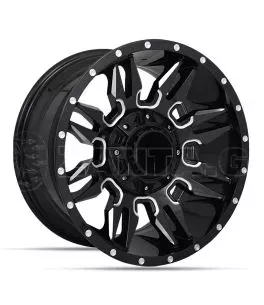 Ζάντες 18" Ιντσών 6x139.7 Μαύρο Με Ασημί Λεπτομέρειες [1737/CP7535] 