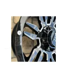 Ζάντες 18" Ιντσών 6x139.7 Μαύρο Με Ασημί Λεπτομέρειες [1737/CP7535] 