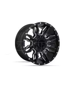 Ζάντες 18" Ιντσών 6x139.7 Μαύρο Με Ασημί Λεπτομέρειες [1737/CP7535] 
