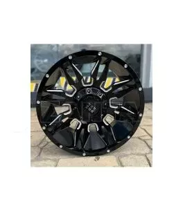Ζάντες 18" Ιντσών 6x139.7 Μαύρο Με Ασημί Λεπτομέρειες [1737/CP7535] 