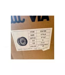 Ζάντες 17" Ιντσών 5x127 - Ανθρακί Με Μαύρο Ματ [DX199/23308-10] 