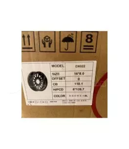 Ζάντες 16" Ιντσών 6x139.7 - Mπρονζέ Με Μαύρο Ματ [DX022] 