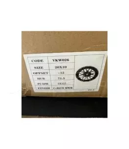 Ζάντες 20" Ιντσών 5x127 Force Offroad Μαύρη - Μπλε [VKW026] 
