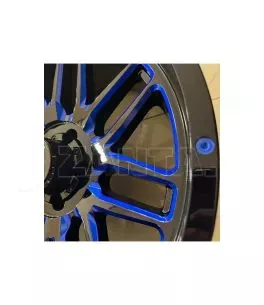 Ζάντες 20" Ιντσών 5x127 Force Offroad Μαύρη - Μπλε [VKW026] 