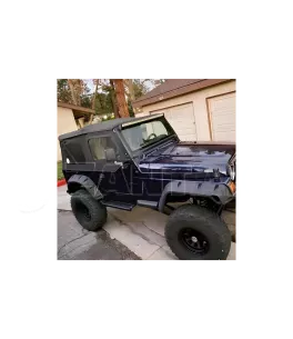 Jeep Wrangler TJ 1996-06 Φρύδια Τροχών - [Wide Pocket] 