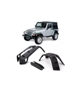 Jeep Wrangler TJ 1996-06 Φρύδια Τροχών - [Wide Pocket] 