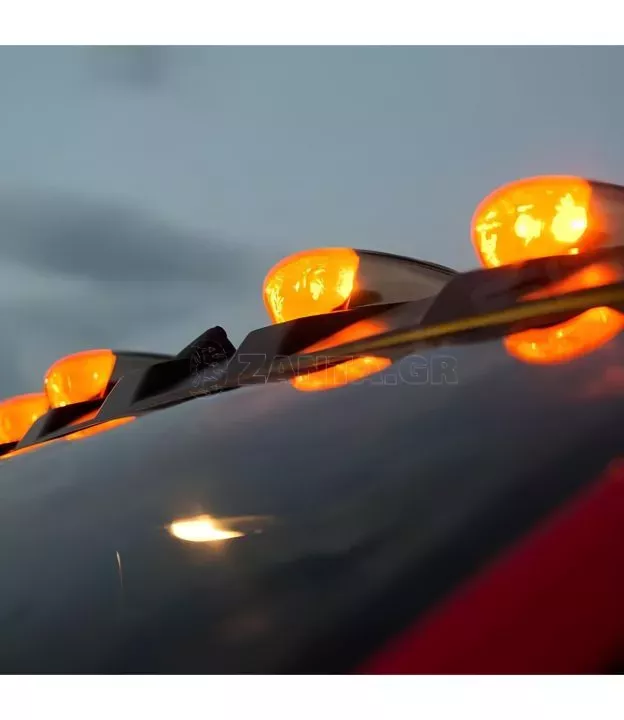 Toyota Hilux 2015+ Αεροτομή / Κεραμίδι Οροφής Ομίχλης Με LED