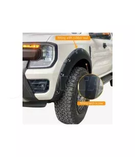 Ford Ranger (T9) 2023+ Φρύδια Τροχών (Modified Type) / XLT - Limited 