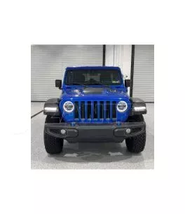 Jeep Wrangler (JL) 4xe 2021+ Μπροστά Προφυλακτήρας 10th Anniversary (Long) Με Μπλε Γάντζους 