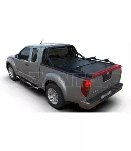 Tessera Roll+: Χειροκίνητο ρολό καπάκι καρότσας  Nissan Navara D40 μιάμιση καμπίνα (space cab/extra cab) 