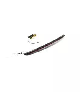 Αεροτομή Πορτ Παγκάζ Για Audi A3 8VS Sedan 12-20 GT Look Με Dynamic Led Flash/Stop Μαύρο Γυαλιστερό Από Abs Πλαστικό 