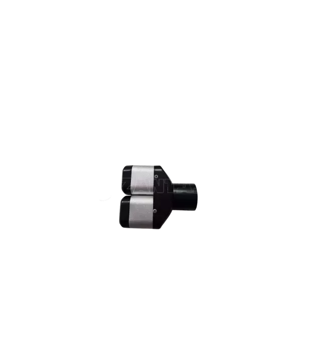 Μπούκα εξάτμισης διπλή μαύρο - ασημί lampa 6000.9 TS9