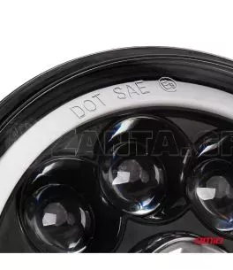 ΠΡΟΒΟΛΕΑΣ ΕΡΓΑΣΙΑΣ ΣΤΡΟΓΓΥΛΟΣ LED SKULL 5.500lm 936V 60W 6.000K -Φ170x170x65mm 4 ΧΡΗΣΕΩΝ ΑΜΙΟ - 1 ΤΕΜ. 