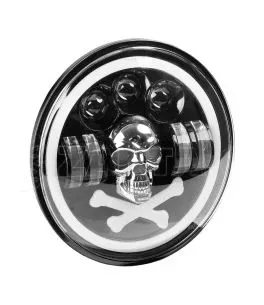 ΠΡΟΒΟΛΕΑΣ ΕΡΓΑΣΙΑΣ ΣΤΡΟΓΓΥΛΟΣ LED SKULL 5.500lm 936V 60W 6.000K -Φ170x170x65mm 4 ΧΡΗΣΕΩΝ ΑΜΙΟ - 1 ΤΕΜ. 