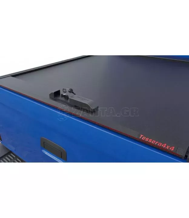 Tessera SE: Χειροκίνητο ρολό καπάκι καρότσας Hilux (Vigo) 03/05-06/16 4πορτο συμβατό με το εργοστασιακό ΟΕΜ roll bar της Toyota