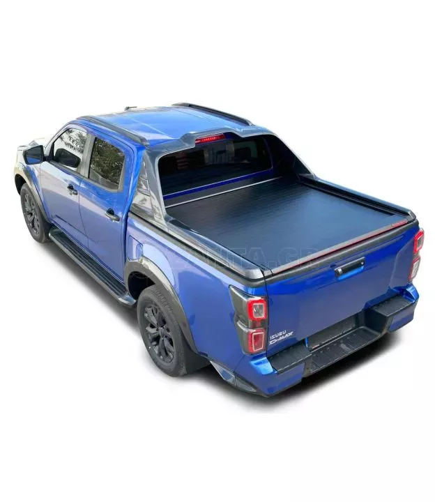 Tessera Roll+: Χειροκίνητο με ελατήριο ρολό καρότσας Isuzu D-Max 25+ 4πορτο συμβατό με το εργοστασιακό ΟΕΜ Sailplane Isuzu