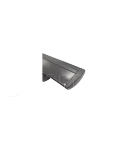 ΜΠΑΡΕΣ ΟΡΟΦΗΣ ΑΝΟΔIΩΜΕΝΟ ΑΛΟΥΜΙΝΙΟΥ (XL) 140cm 100max ΜΑΥΡΗ SILENZIO (RAILING STANDARD/S/W)​NORDRIVE - 2 ΤΕΜ. 