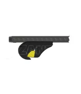ΜΠΑΡΕΣ ΟΡΟΦΗΣ ΑΝΟΔIΩΜΕΝΟ ΑΛΟΥΜΙΝΙΟΥ (XL) 140cm 100max ΜΑΥΡΗ SILENZIO (RAILING STANDARD/S/W)​NORDRIVE - 2 ΤΕΜ. 