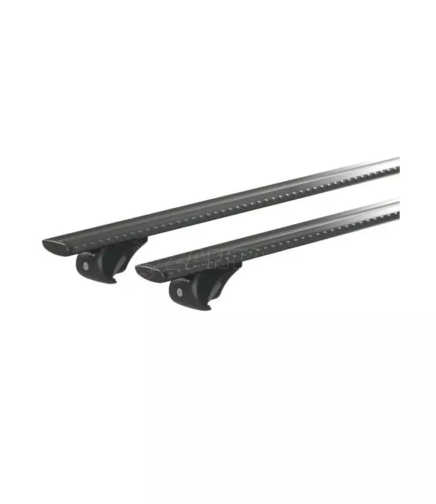 ΜΠΑΡΕΣ ΟΡΟΦΗΣ ΑΝΟΔIΩΜΕΝΟ ΑΛΟΥΜΙΝΙΟΥ (XL) 140cm 100max ΜΑΥΡΗ SILENZIO (RAILING STANDARD/S/W)NORDRIVE - 2 ΤΕΜ.