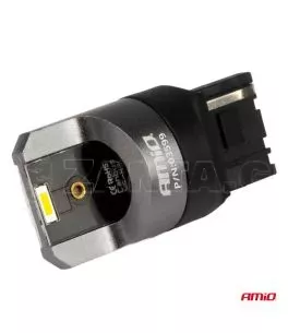 ΛΑΜΠΑΚΙΑ W21W 12/24V 6.000K 2SMD LED FULL CAN-BUS ΛΕΥΚΑ PRO SERIES AMIO - 2 Τεμ. 