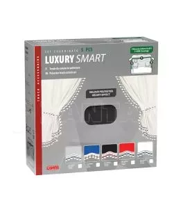 ΚΟΥΡΤΙΝΕΣ ΝΤΑΛΙΚΑΣ LUXURY SMART ΜΑΥΡΟ/ΚΟΚΚΙΝΟ ΣΕΤ LAMPA - 5 ΤΕΜ. 