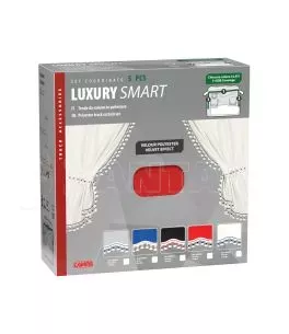 ΚΟΥΡΤΙΝΕΣ ΝΤΑΛΙΚΑΣ LUXURY SMART ΚΟΚΚΙΝΟ/ΜΑΥΡΟ ΣΕΤ LAMPA - 5 ΤΕΜ. 
