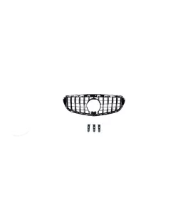 Μάσκα για Mercedes W212 E-class (2014-2015) chrome/black - GT 