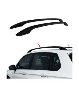 ΜΠΑΡΕΣ ΟΡΟΦΗΣ ΓΙΑ NISSAN JUKE 2011-2019 ΠΑΡΑΛΛΗΛΕΣ ΑΛΟΥΜΙΝΙΟΥ ΜΑΥΡΕΣ ΟMTEC - 2 TEM. 
