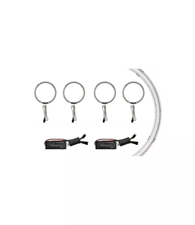 Angel Eyes CCFL Kit Για Bmw 3 E46 03-06 Facelift Coupe/Cabrio & 1 E87 04-07 4x100mm Λευκά 6 Τεμάχια
