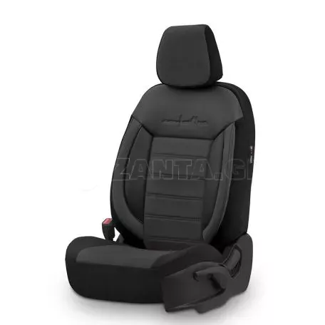 Καλύμματα Αυτοκινήτου Otom Comfortline Design Universal Sued / Rachel / Δερματίνη Σετ Εμπρός / Πίσω 11 Τεμαχίων Μαύρο CMF-209 