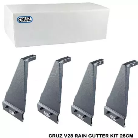 Πόδια / Άκρα Για Μπάρες & Σχάρες Οροφής CRUZ LCV 933-076 Νεροχύτη Universal V28 28cm Σετ 4 Τεμάχια 