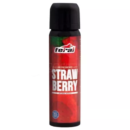 Αρωματικό Αυτοκινήτου Spray Feral Fruity Collection Φράουλα 70ml 