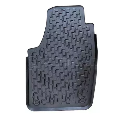 Πατάκια Σκαφάκια 3D Από Λάστιχο Για Skoda Fabia 2002- / 2007-2014 "Star Diamond" 4 Τεμάχια Μαύρα 