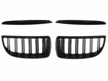 Μάσκα για BMW E90 (2005-2008) - διπλές γυαλιστερές - 2τμχ. 