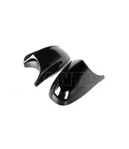 Καπάκια Καθρεφτών Για Bmw 1 E87/E81/E82/E88, 3 E90, E91/ E92, E93 M3/M4 Look Facelift LCI Μοντέλα Μαύρο Γυαλιστερό 2 Τεμάχια 