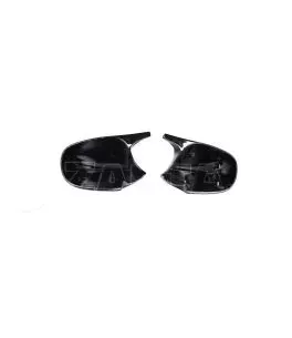 Καπάκια Καθρεφτών Για Bmw 1 E87/E81/E82/E88, 3 E90, E91/ E92, E93 M3/M4 Look Facelift LCI Μοντέλα Μαύρο Γυαλιστερό 2 Τεμάχια 