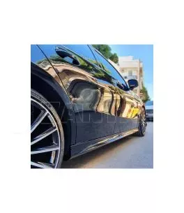 Πλαινά Μασπιέ Για Mercedes-Benz A-Class W177 19+ Hatchback Amg Line Look Από Abs Πλαστικό 2 Τεμάχια 