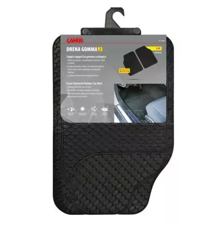 Lampa ΠΑΤΑΚΙΑ ΛΑΣΤΙΧΟ DRENA GOMMA 2 UNIVERSAL ΜΑΥΡΑ 43,5x66cm LAMPA -  2 ΤΕΜ L2648.0 