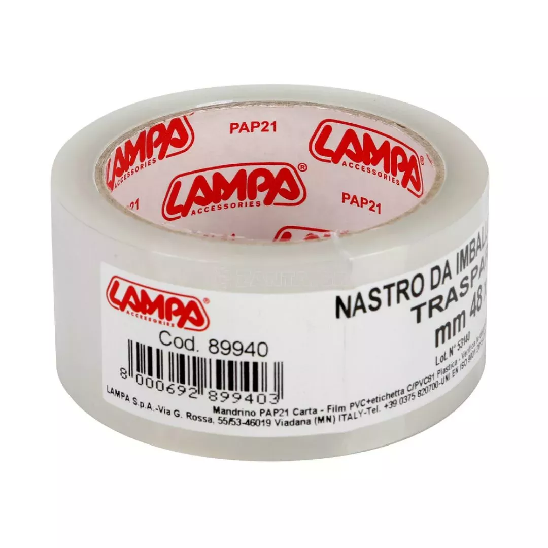 Lampa ΤΑΙΝΙΑ ΣΥΣΚΕΥΑΣΙΑΣ ΔΙΑΦΑΝΗ ΑΥΤΟΚΟΛΛΗΤΗ ΓΙΑ ΑΜΠΑΛΑΖ 48mmX66m LAMPA - 1 ΤΕΜ. L8994.0