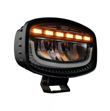 Lampa ΠΡΟΒΟΛΕΑΣ ΜΕ ΠΟΡΤΟΚΑΛΙ LED ΦΛΑΣ GLARE OVAL-PRO DEMON LINE 10>30V 51 LED 60W 3500lm 247x175x93mm LAMPA - 1 ΤΕΜ. L7237.5 