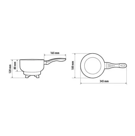 Lampa ΚΑΤΣΑΡΟΛΑΚΙ ΗΛΕΚΤΡΙΚΟ ELECTRIC SAUCEPAN 24V 270W 13A Φ18cm 1,9Lt ΜΕ ΦΙΣ ΑΝΑΠΤΗΡΑ LAMPA - 1 ΤΕΜ. L9712.3 