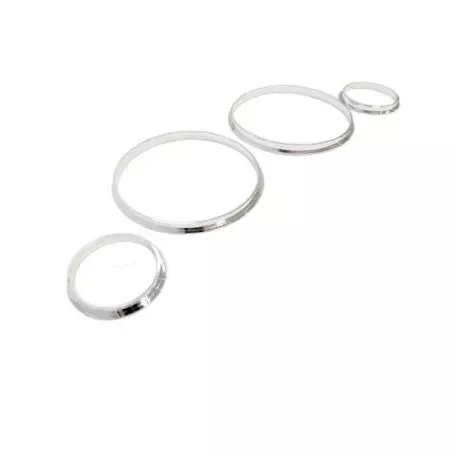 Δαχτυλίδια Καντράν Για Bmw 5 E39 95-03, 7 E38 94-02, X5 E53 99-05 Χρώμιο 