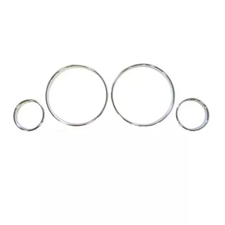 Δαχτυλίδια Καντράν Για Bmw 5 E39 95-03, 7 E38 94-02, X5 E53 99-05 Χρώμιο 
