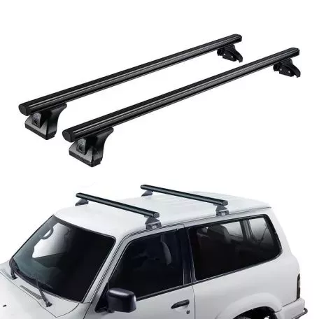 Μπάρες Οροφής Αλουμινίου CRUZ 925-091 Alu Cargo Dark AF-138cm Μαύρες 2 Τεμάχια 