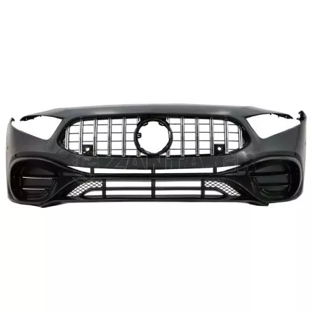 Μπροστινός Προφυλακτήρας Για Mercedes-Benz A-Class W177 Hatchback / V177 Sedan 18+ Amg A45 Look Με Μάσκα Panamericanal & Canards 