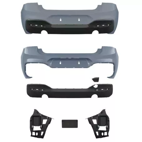 Πισινός Προφυλακτήρας Για Bmw 1 F20 LCI / F21 LCI 15-19 Facelift M-Tech Look Με PDC 