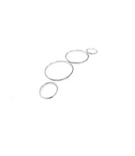 Δαχτυλίδια Καντράν Για Bmw 5 E39 95-03, 7 E38 94-02, X5 E53 99-05 Χρώμιο 