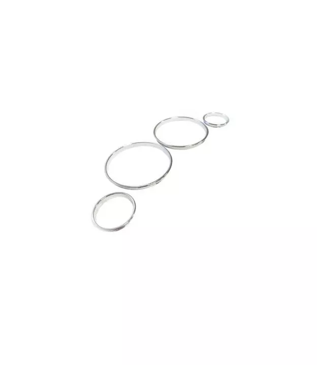 Δαχτυλίδια Καντράν Για Bmw 5 E39 95-03, 7 E38 94-02, X5 E53 99-05 Χρώμιο