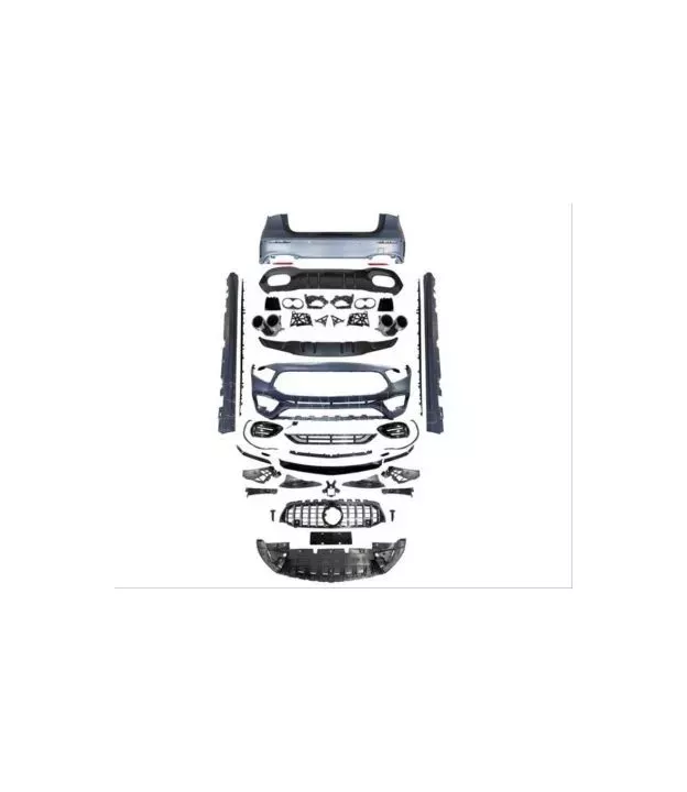 Body Kit Για Mercedes-Benz A-Class W177 19+ Hatchback Amg A45 Look